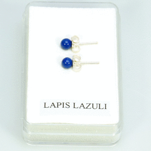 Náušnice puzety - lapis lazuli